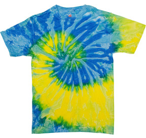 Spiral Blue & Yellow